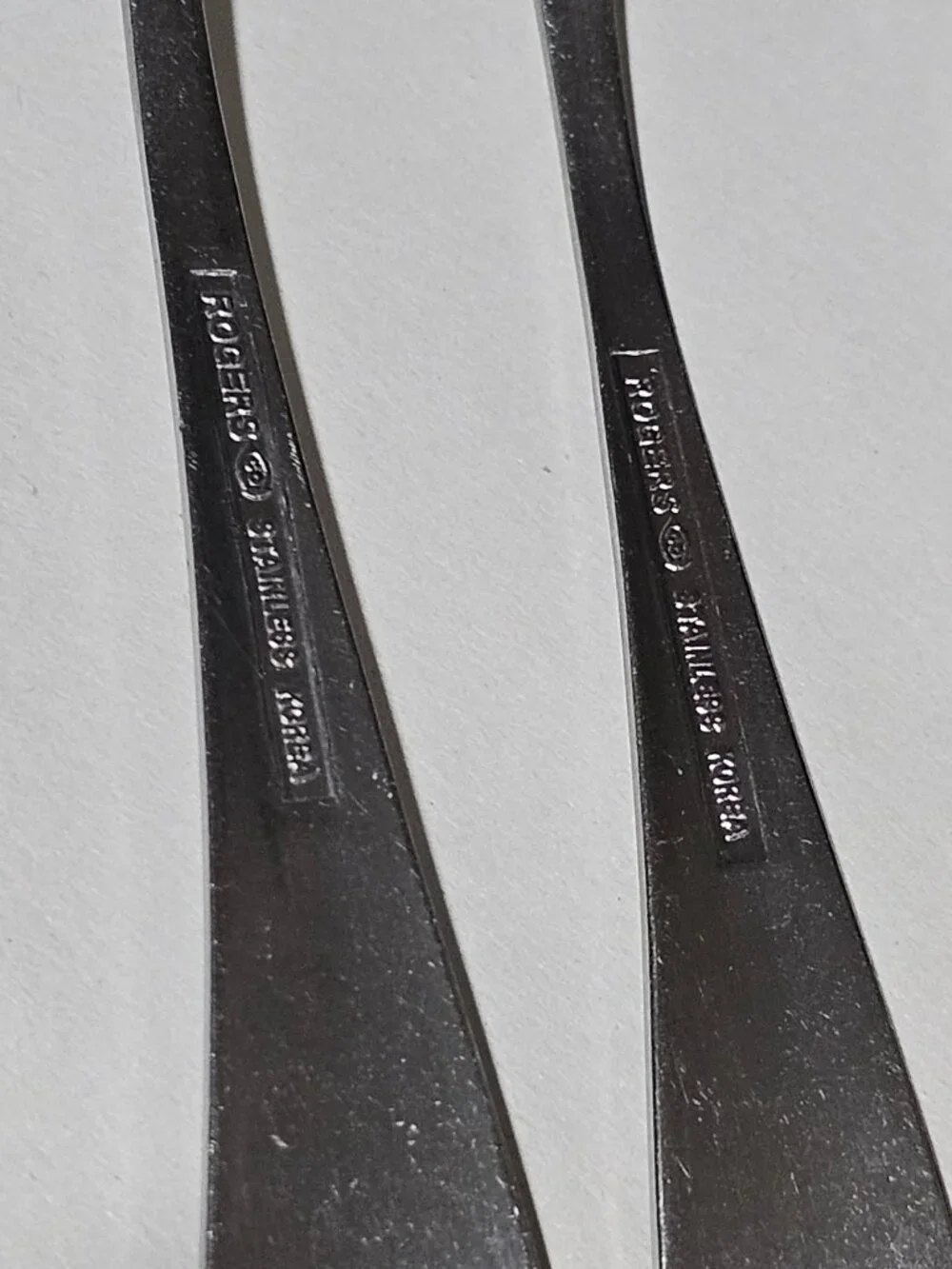Rogers Jefferson Manor 3 Salad & 1 Dinner Fork stainless Roberts vintage flatwar